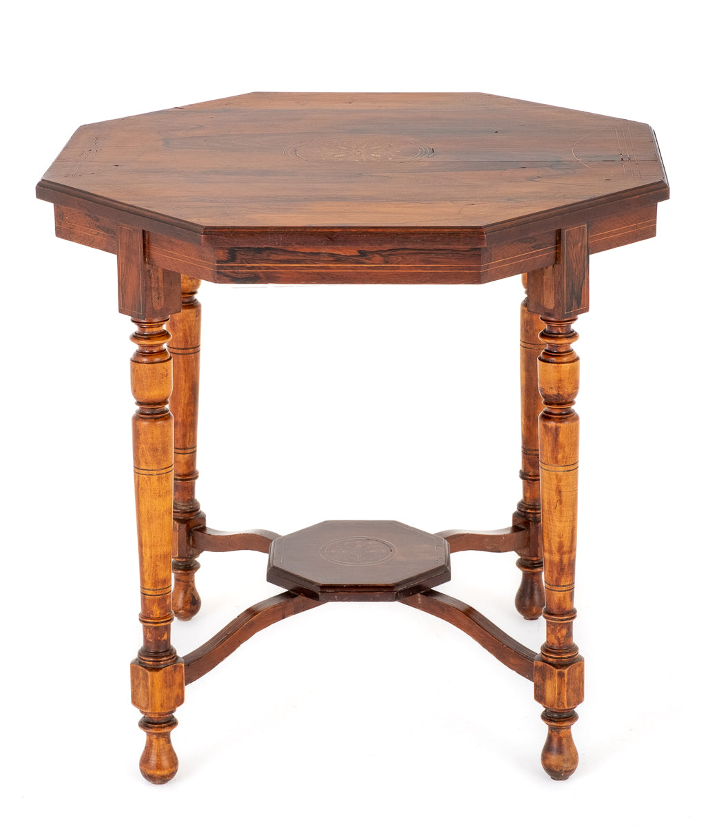 Rosewood Octagonal Occasional Table