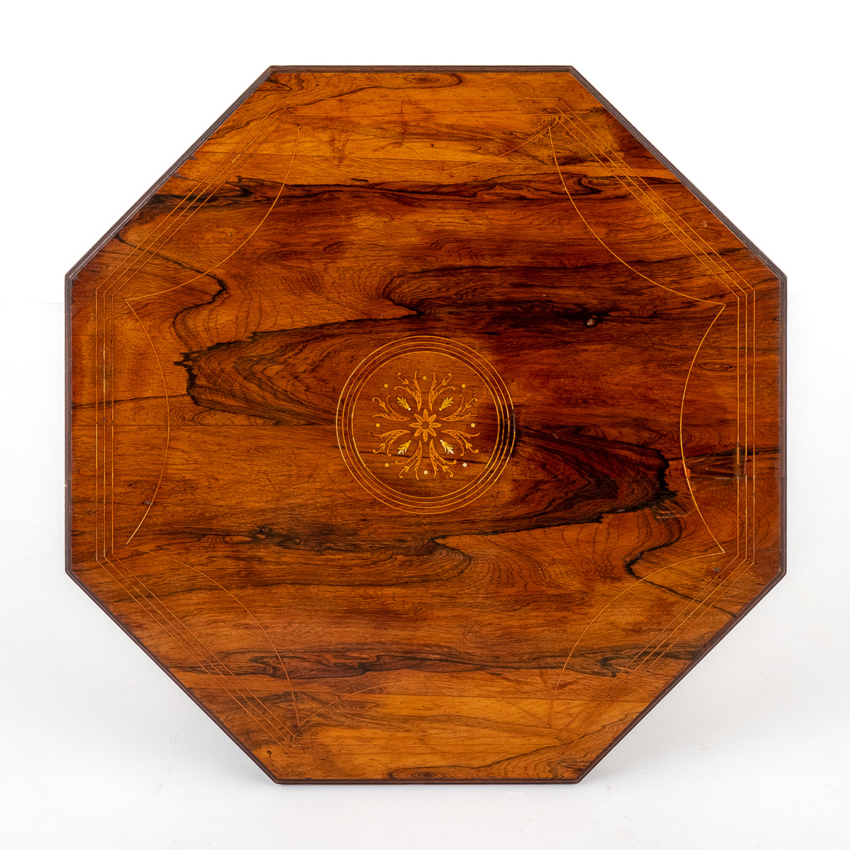 Rosewood Octagonal Occasional Table