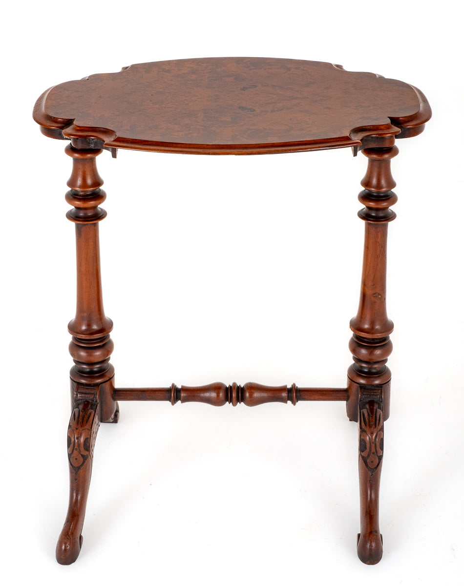 Pretty Victorian Walnut Occasional Table