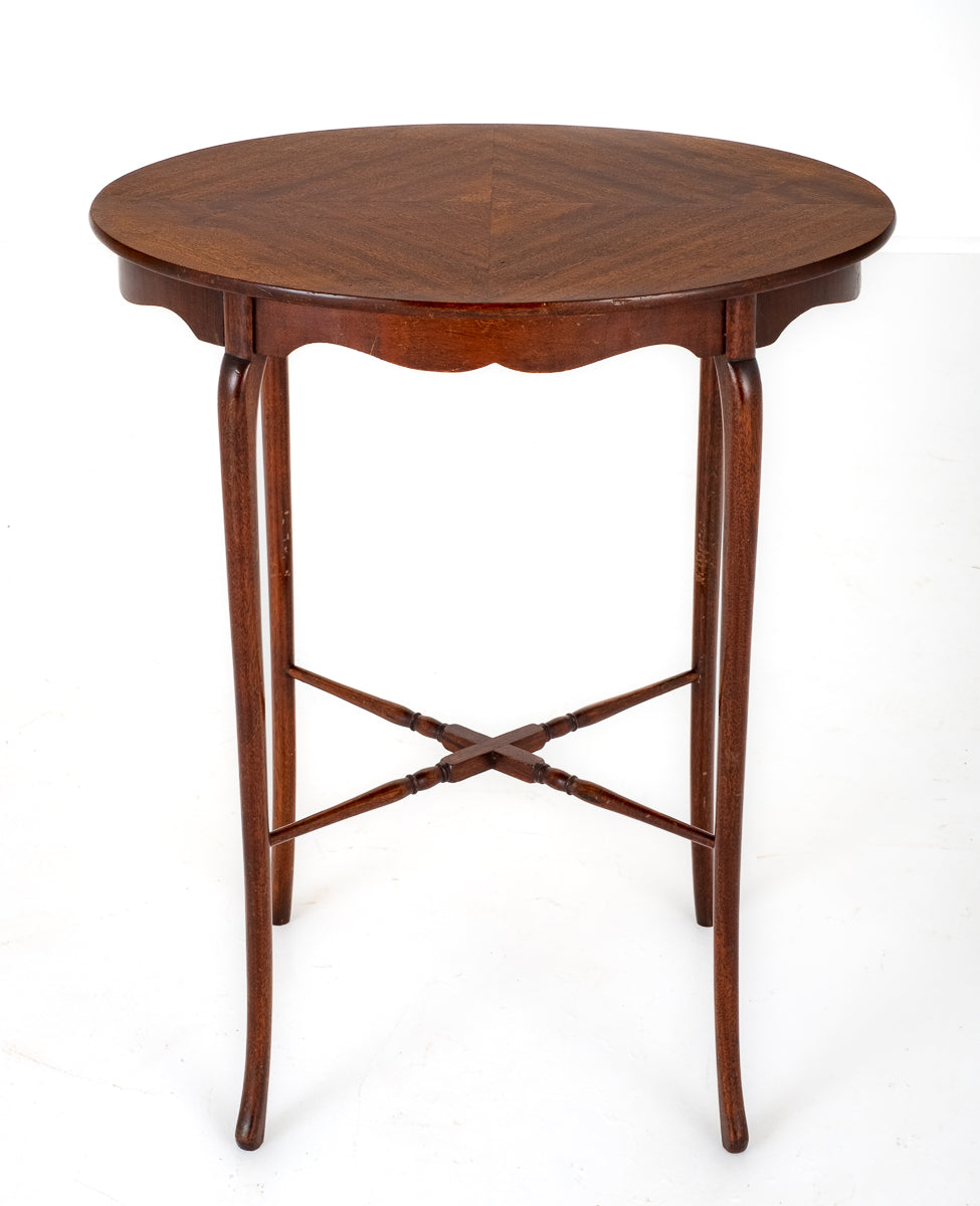 Mahogany Oval Occasional Table