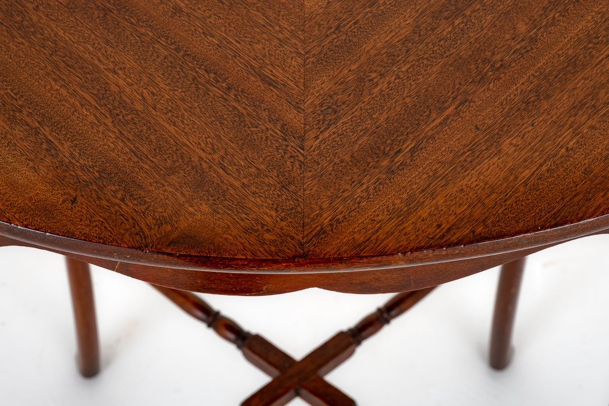 Mahogany Oval Occasional Table