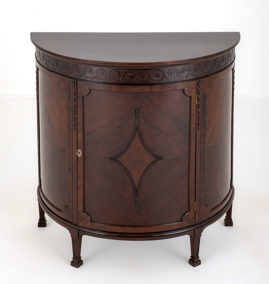 Mahogany Hepplewhite Style Side Cabinet