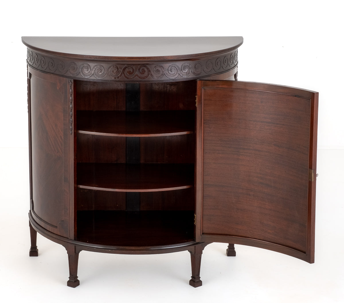 Mahogany Hepplewhite Style Side Cabinet