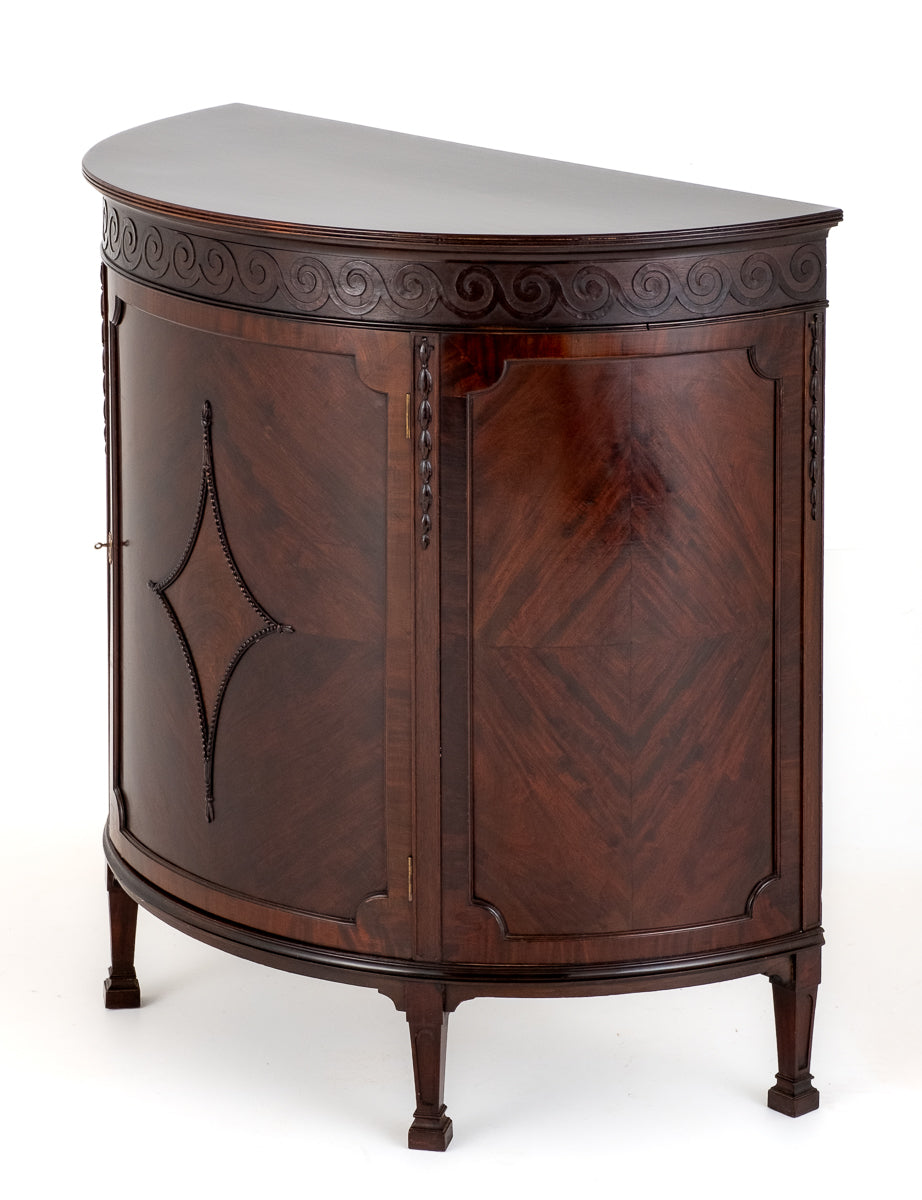 Mahogany Hepplewhite Style Side Cabinet