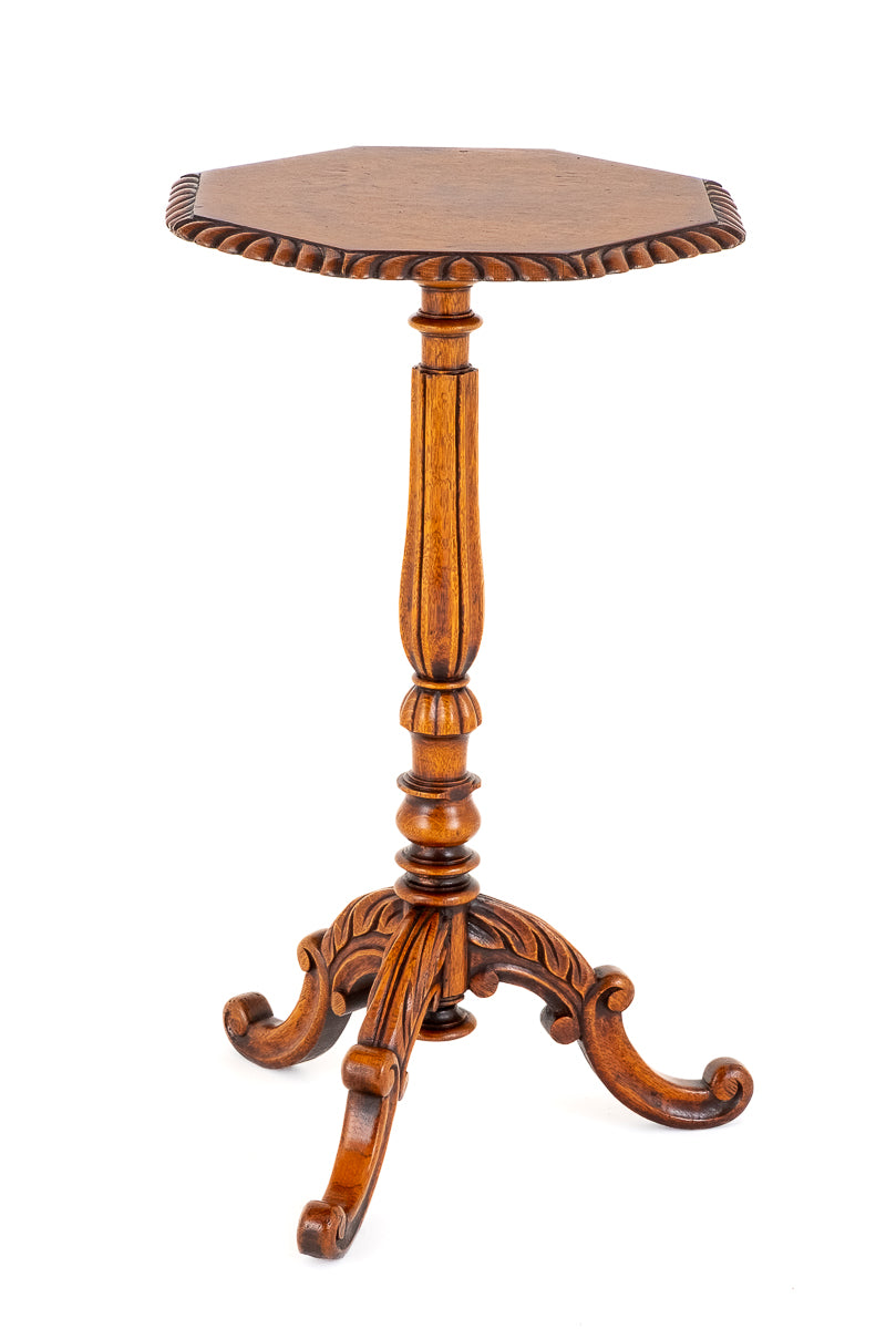 Mid Victorian Oak Wine Table