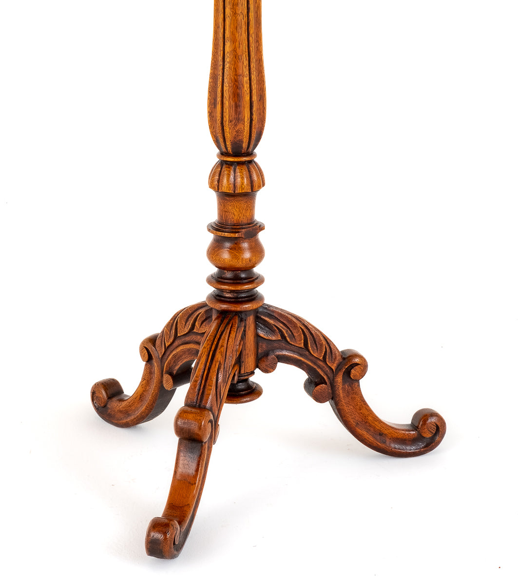 Mid Victorian Oak Wine Table