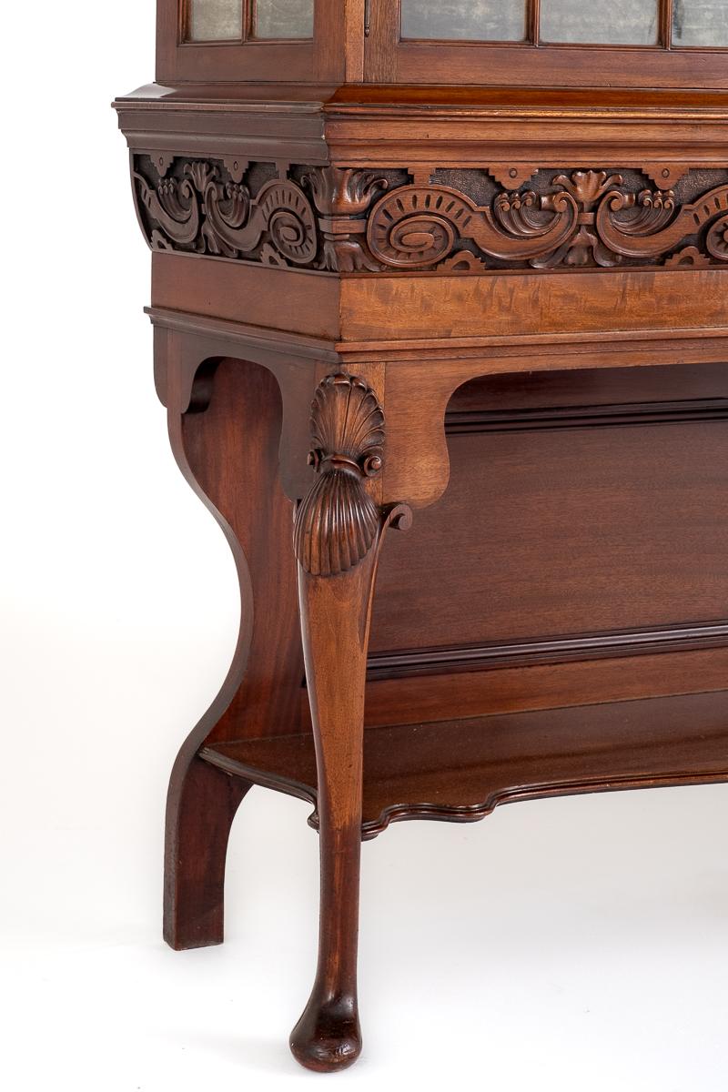 Mahogany Arts and Crafts Side Cabinet
