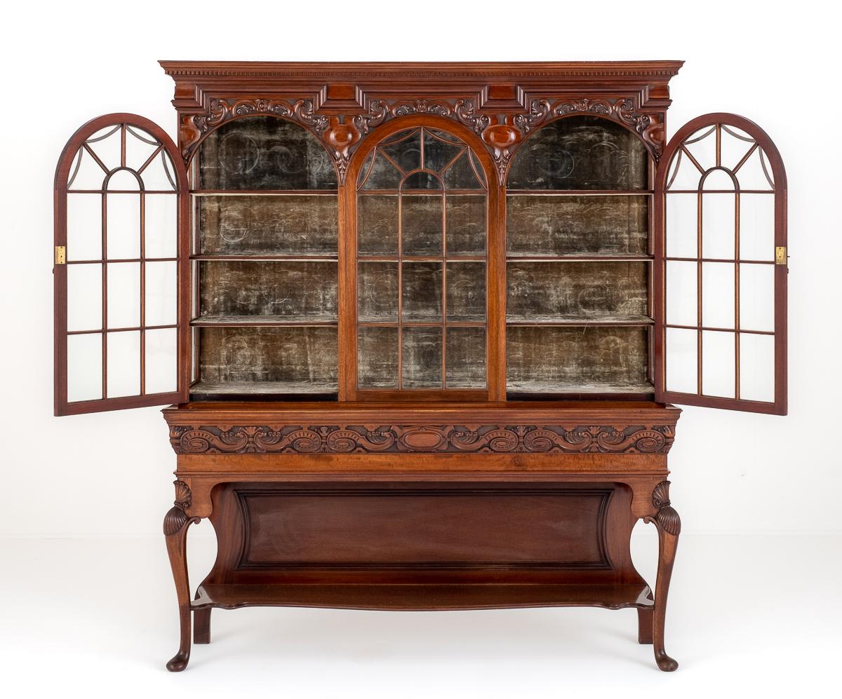 Mahogany Arts and Crafts Side Cabinet