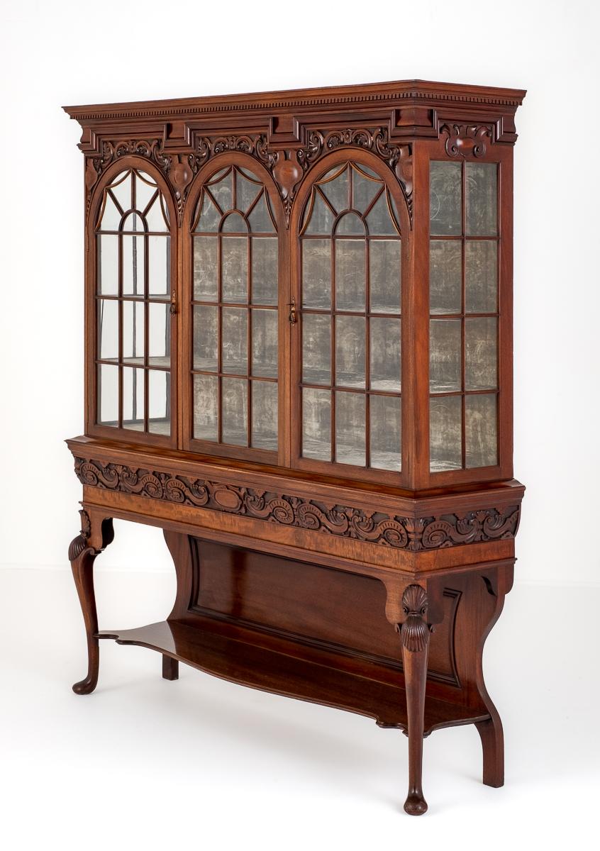 Mahogany Arts and Crafts Side Cabinet