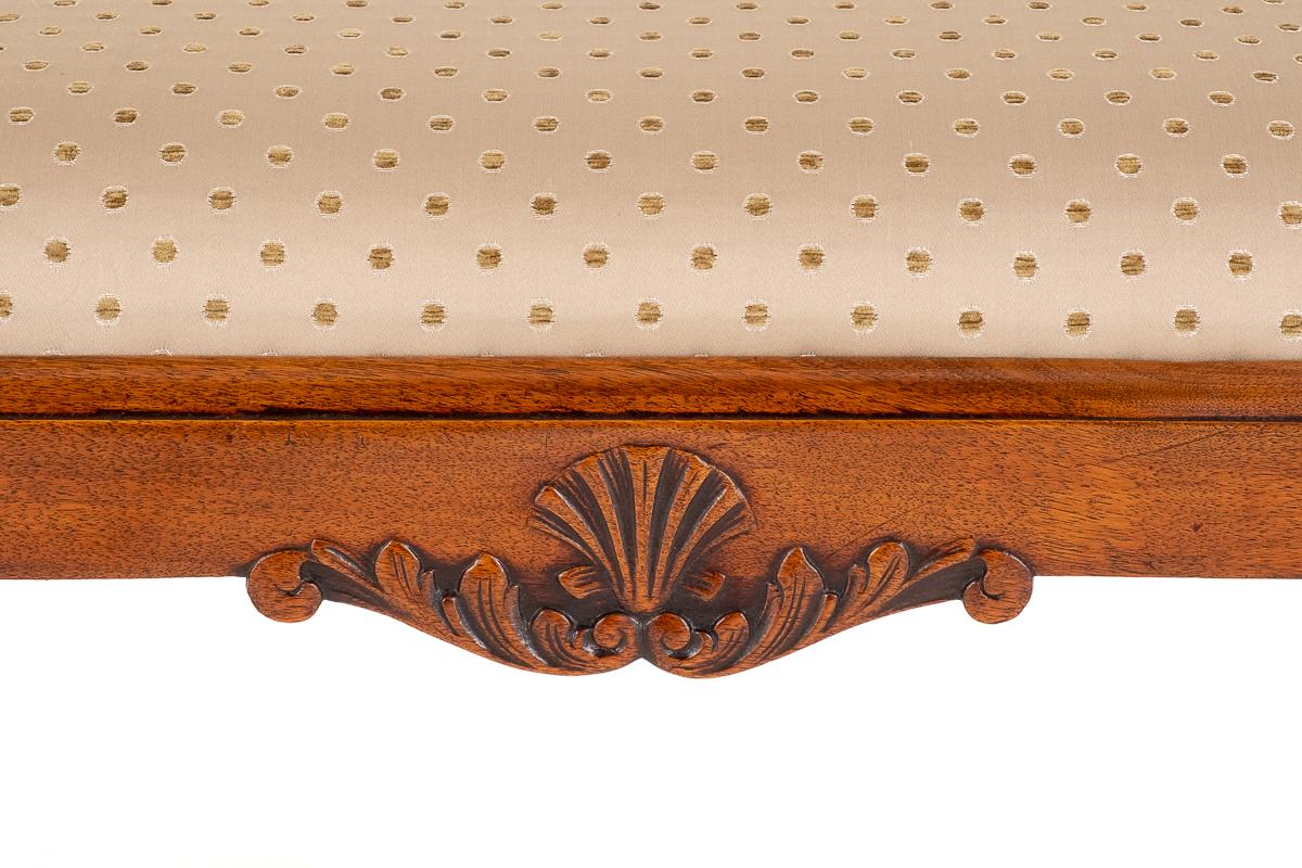 Chippendale Style Mahogany Stool