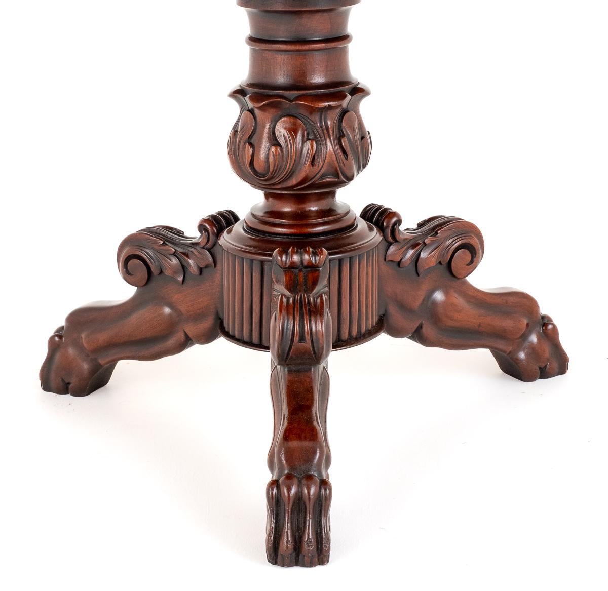 French Mahogany Gueridon Table