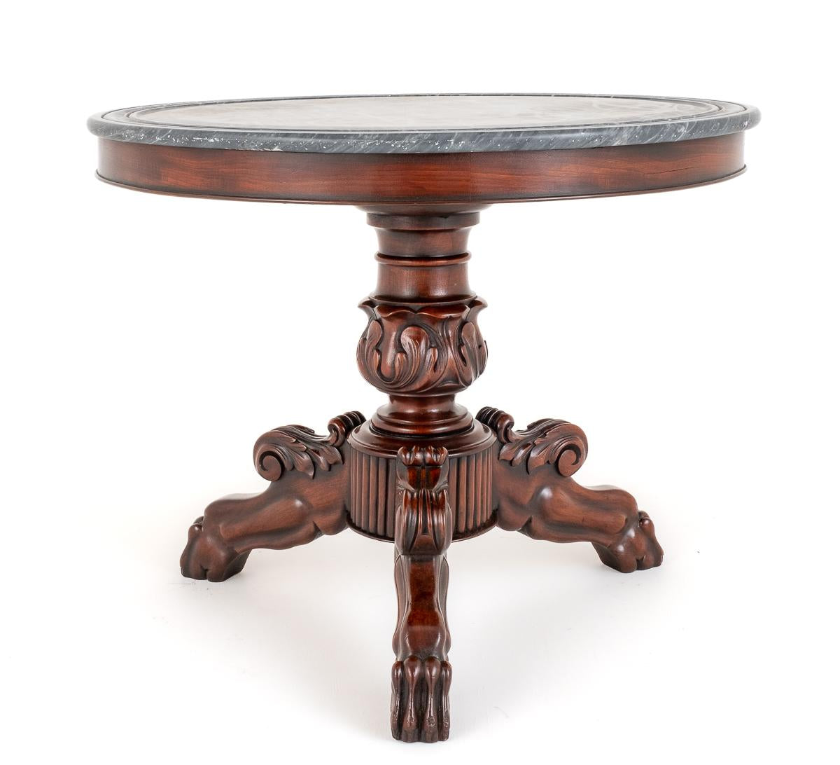 French Mahogany Gueridon Table