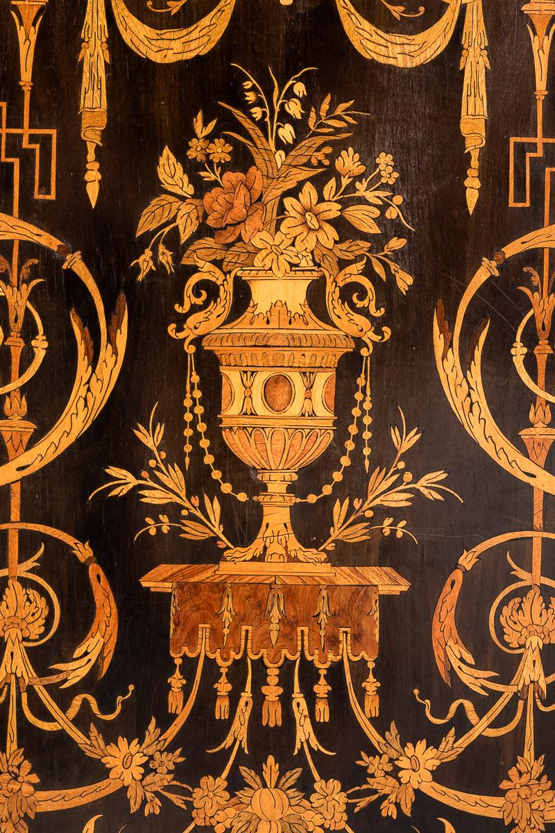French Marquetry Pier Cabinet