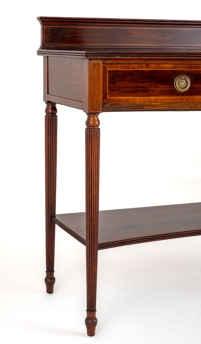 Mahogany Inlaid 2 drawer Server.
