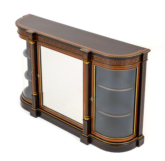 Victorian Ebonised and Walnut Credenza