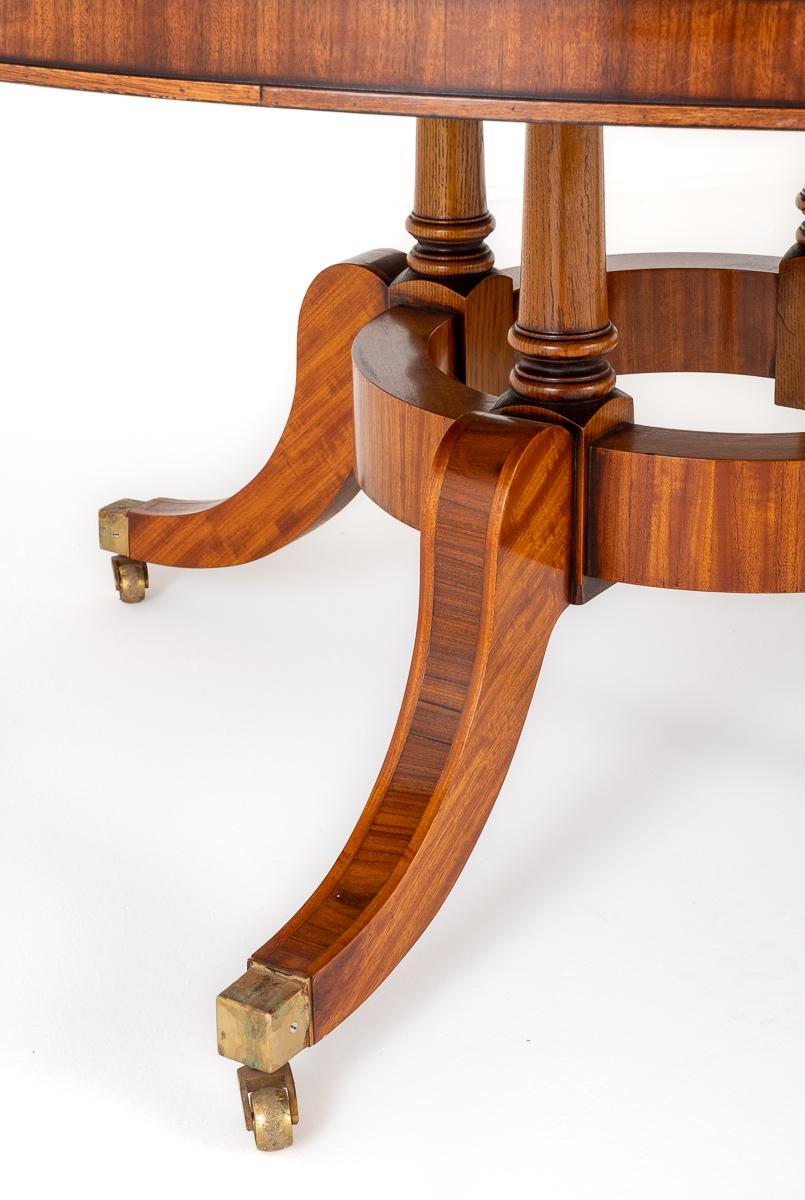 Regency Revival Satinwood Centre Table