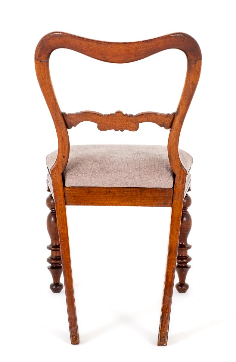 Set of 6 Victorian Mahogany Dining Chairs