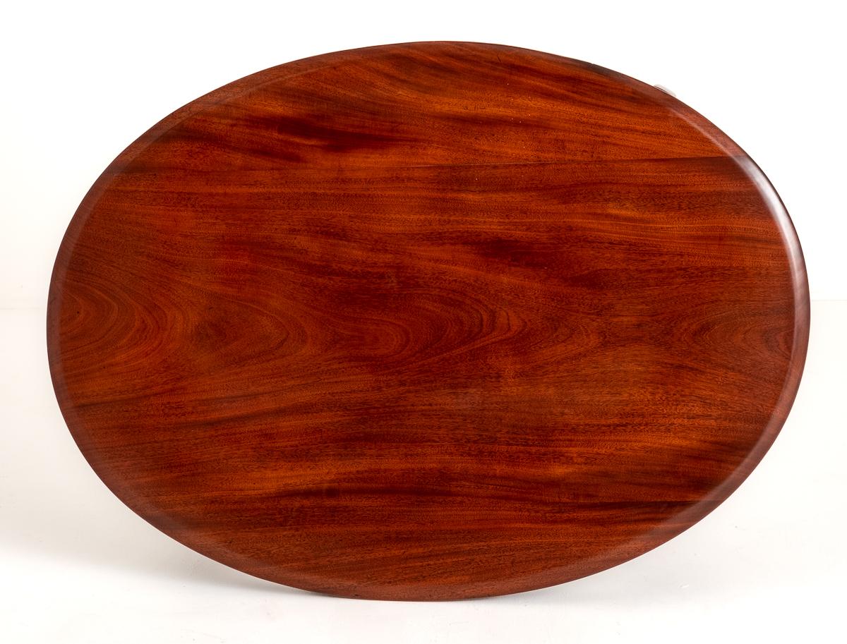 Mahogany French Centre Table Shaped Legs