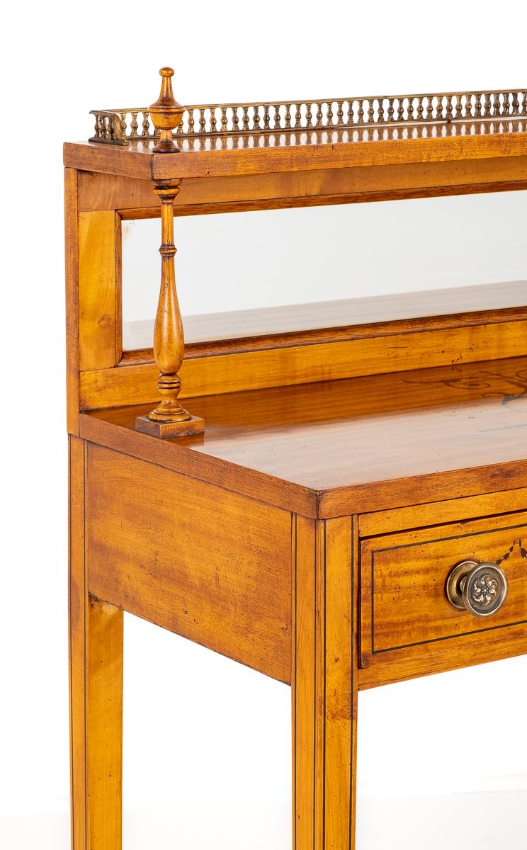 Pretty Pair of Satinwood Console Tables