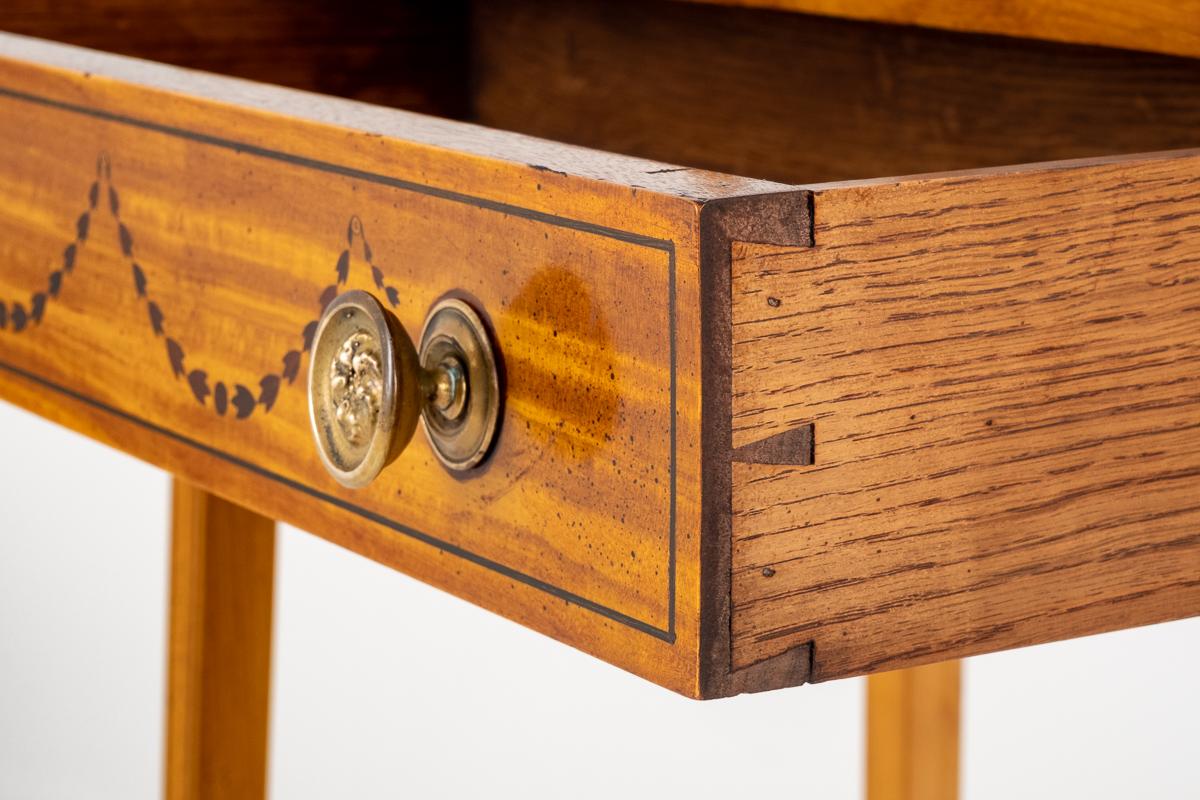 Pretty Pair of Satinwood Console Tables
