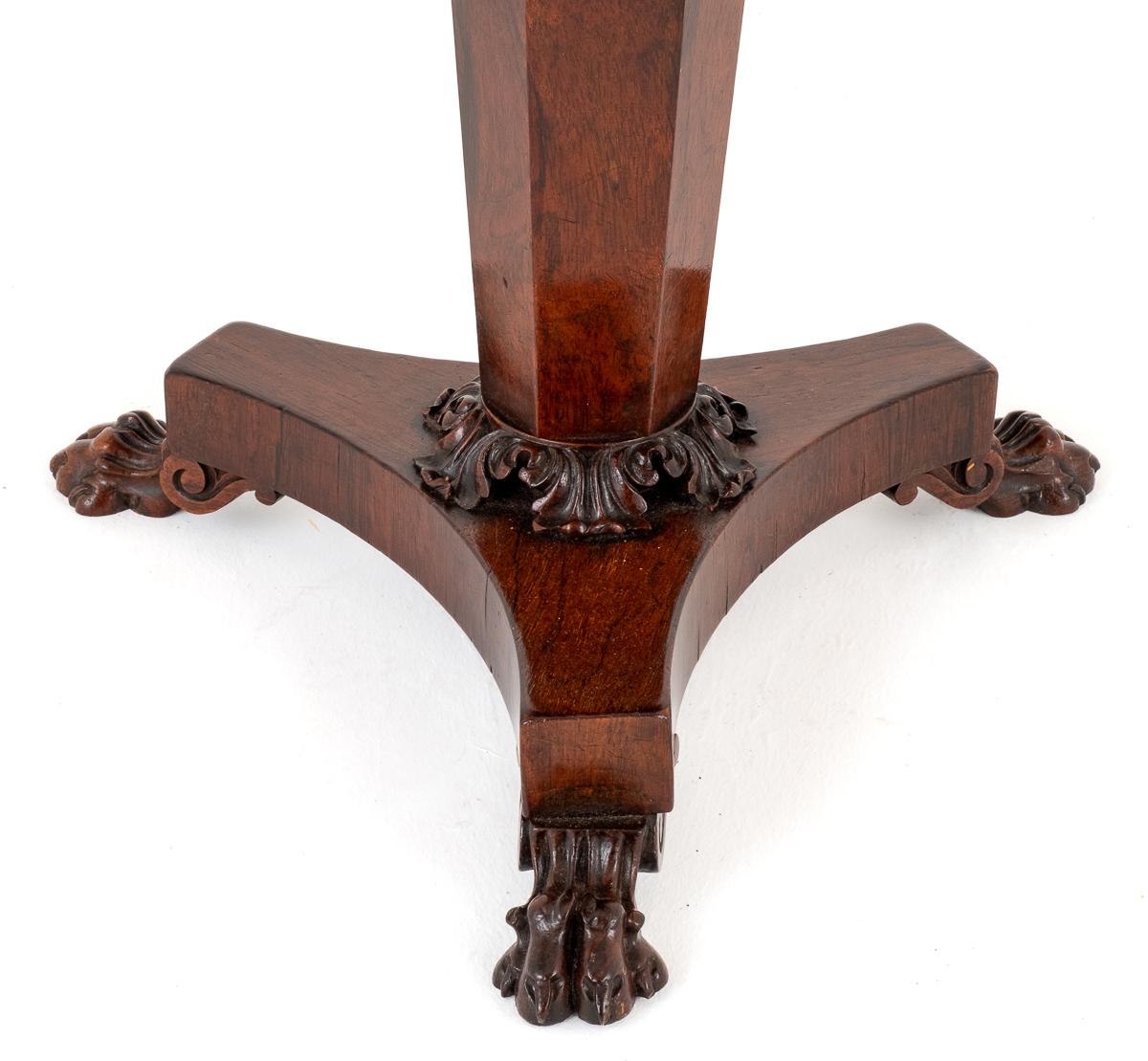 William IV Rosewood Piano Stool
