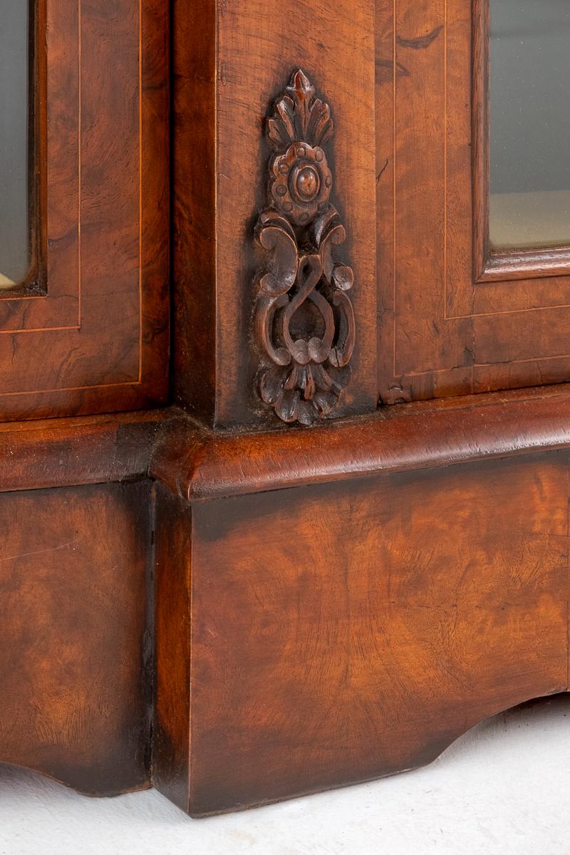 Victorian Burr Walnut Credenza
