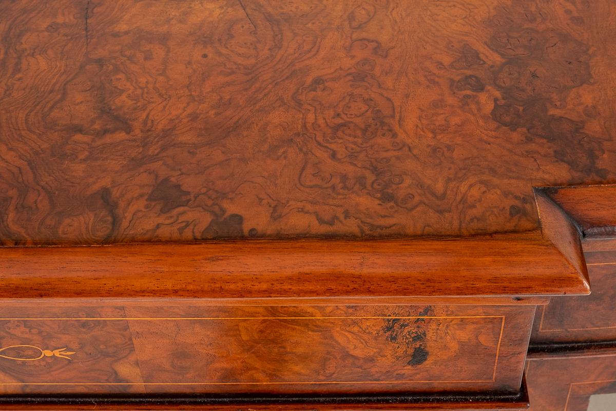 Victorian Burr Walnut Credenza