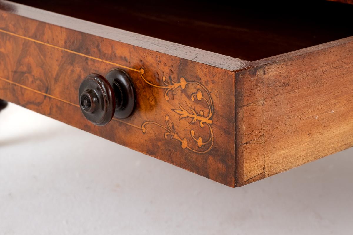 Victorian Burr Walnut Whatnot