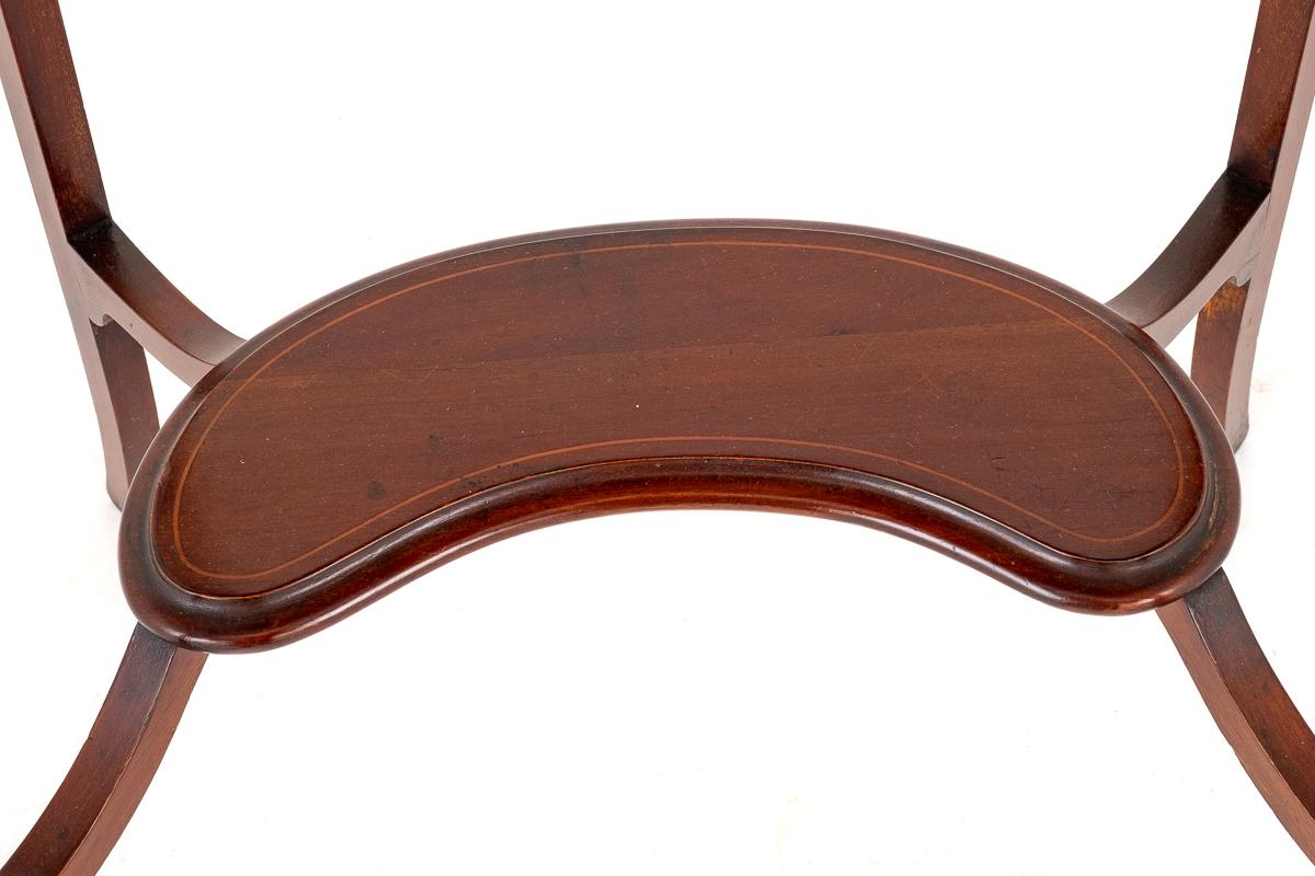 Sheraton Revival Mahogany Kidney Shaped Occasional Table