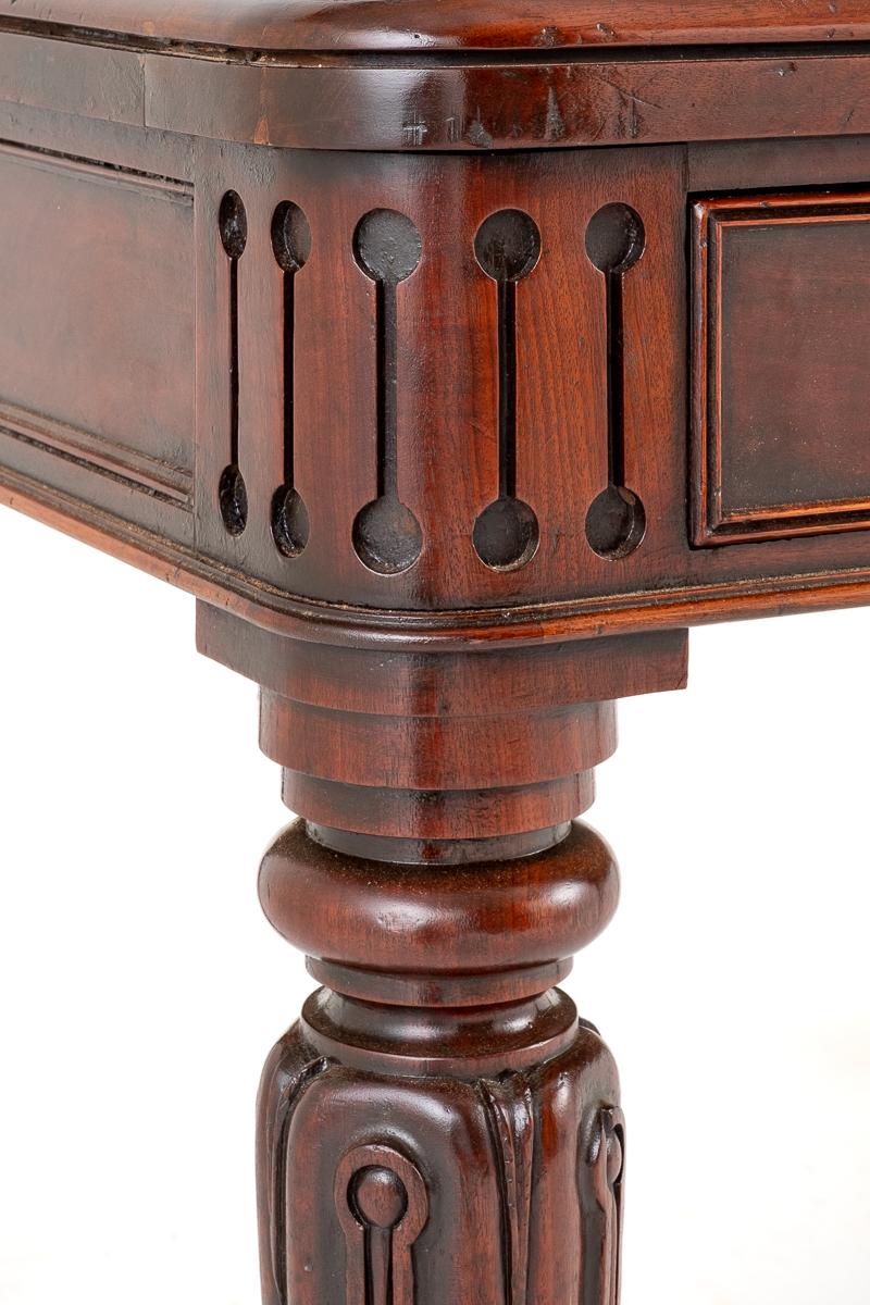Impressive Regency Mahogany Library Table