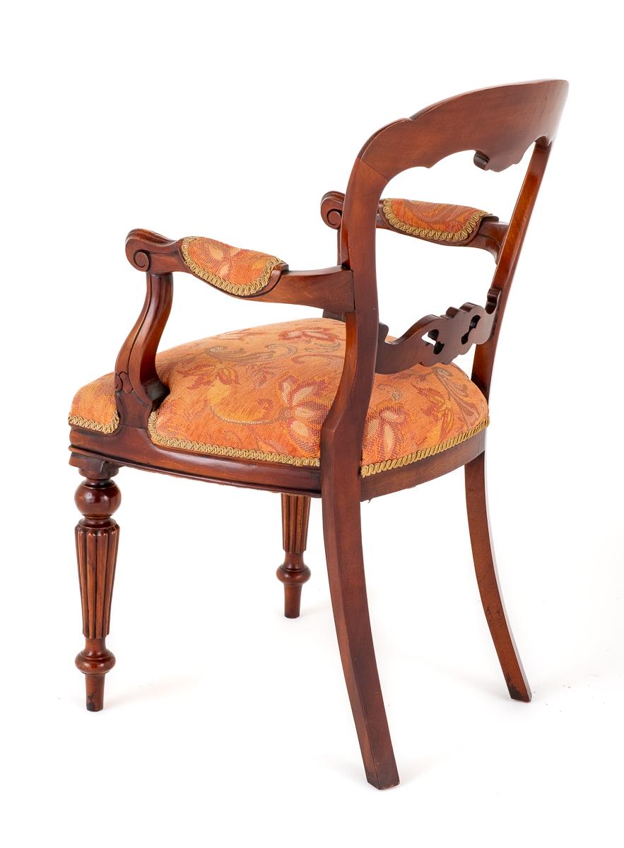 Set of 10 Victorian Style Mahogany Dining Chairs