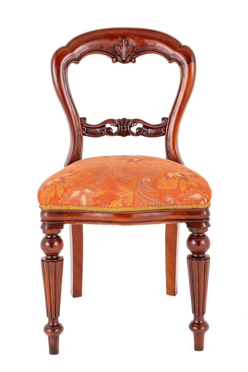 Set of 10 Victorian Style Mahogany Dining Chairs