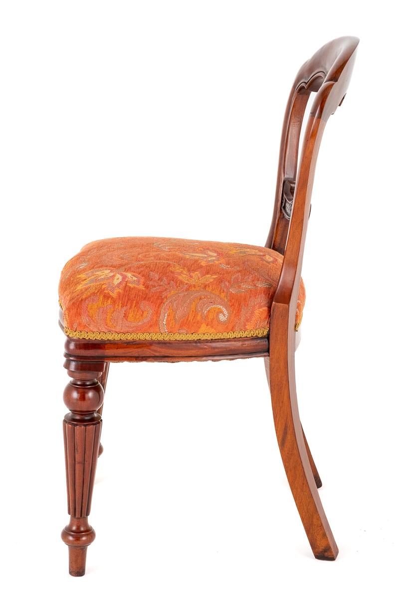 Set of 10 Victorian Style Mahogany Dining Chairs