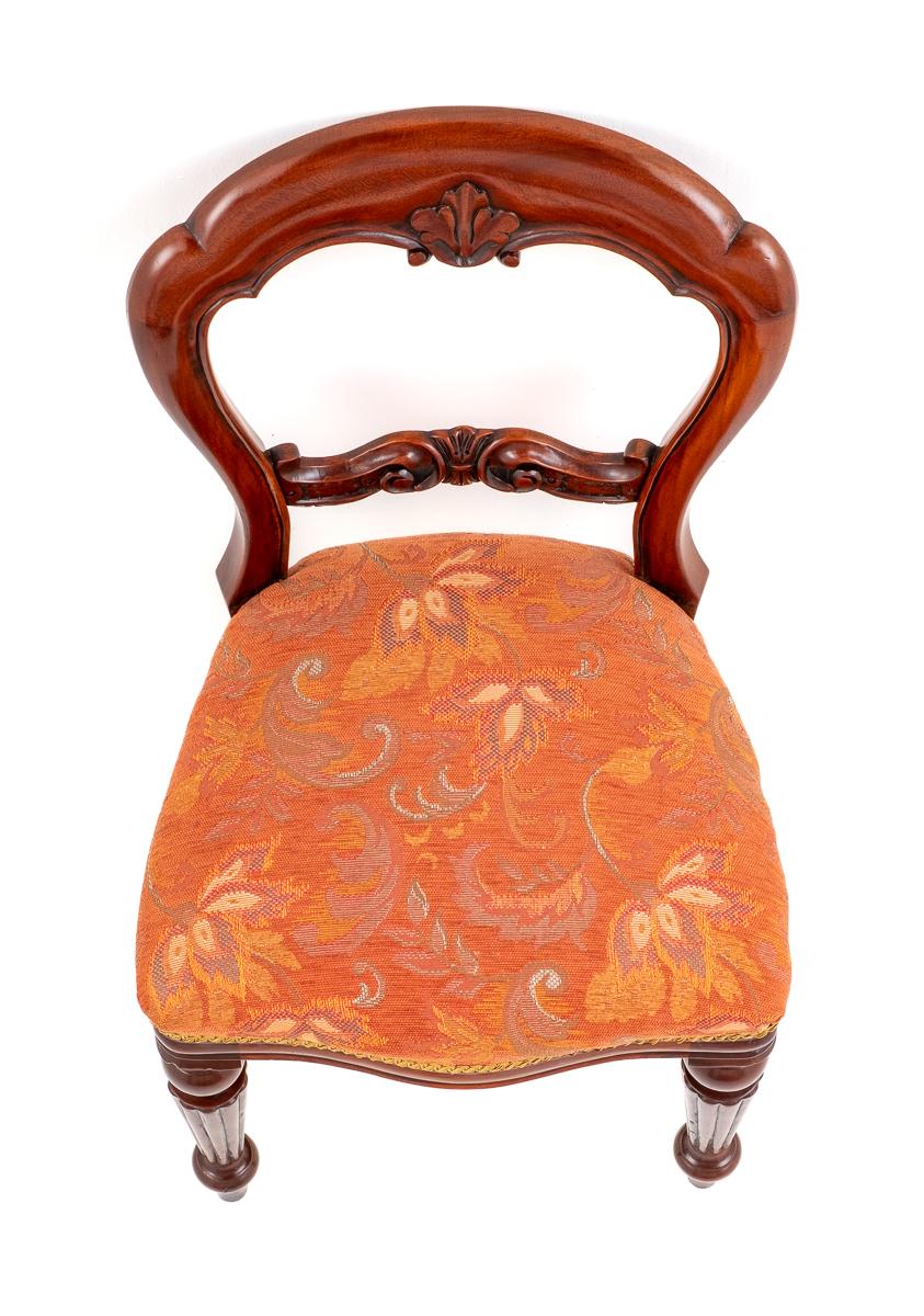 Set of 10 Victorian Style Mahogany Dining Chairs