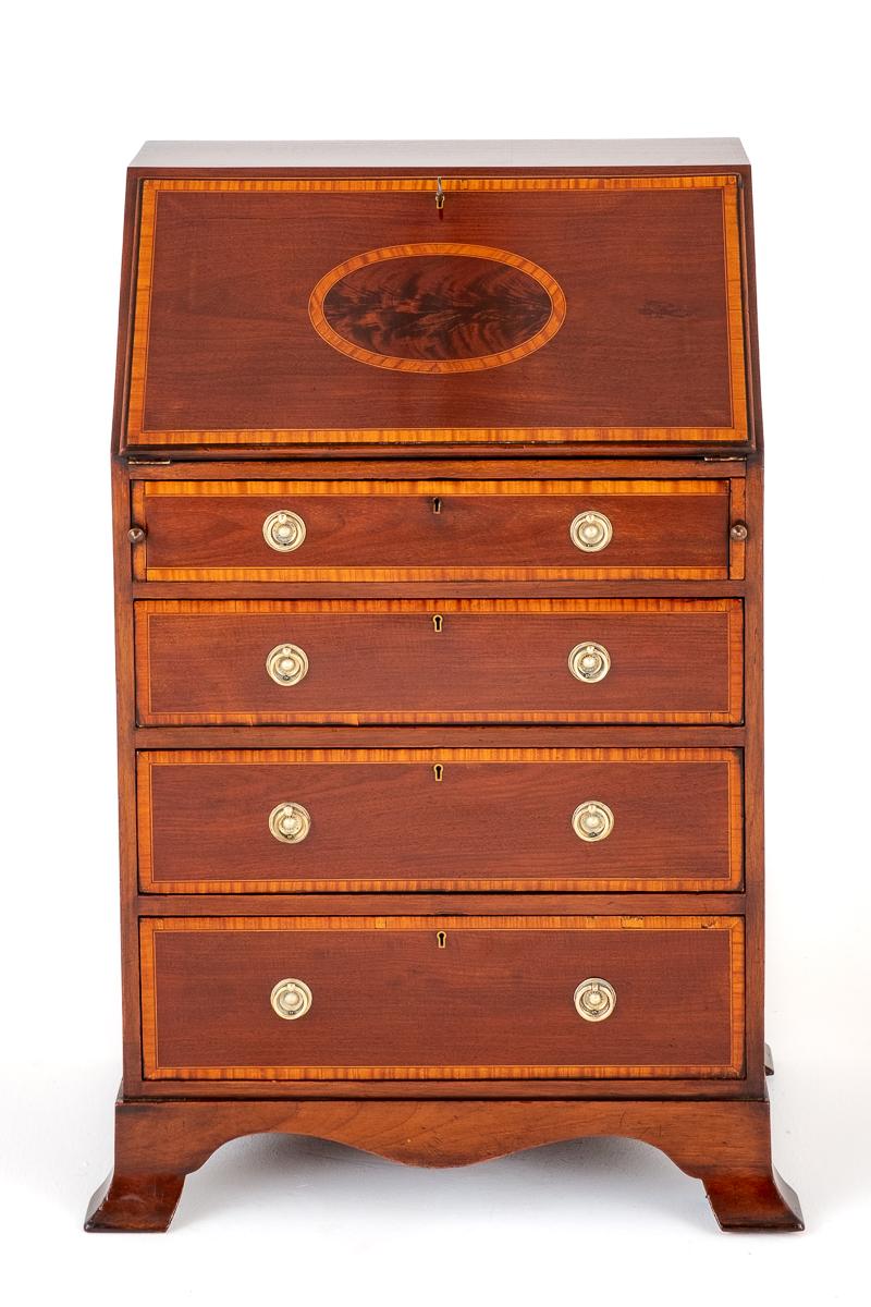 Sheraton Revival Mahogany Ladies Bureau
