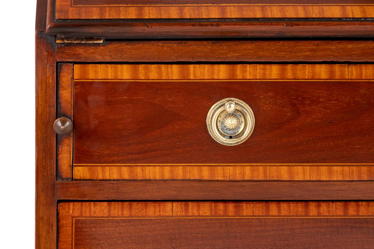 Sheraton Revival Mahogany Ladies Bureau