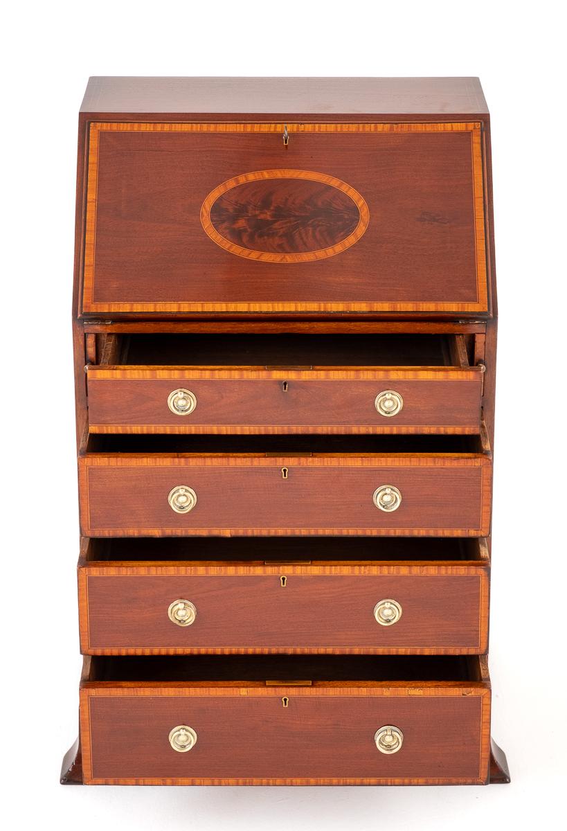 Sheraton Revival Mahogany Ladies Bureau
