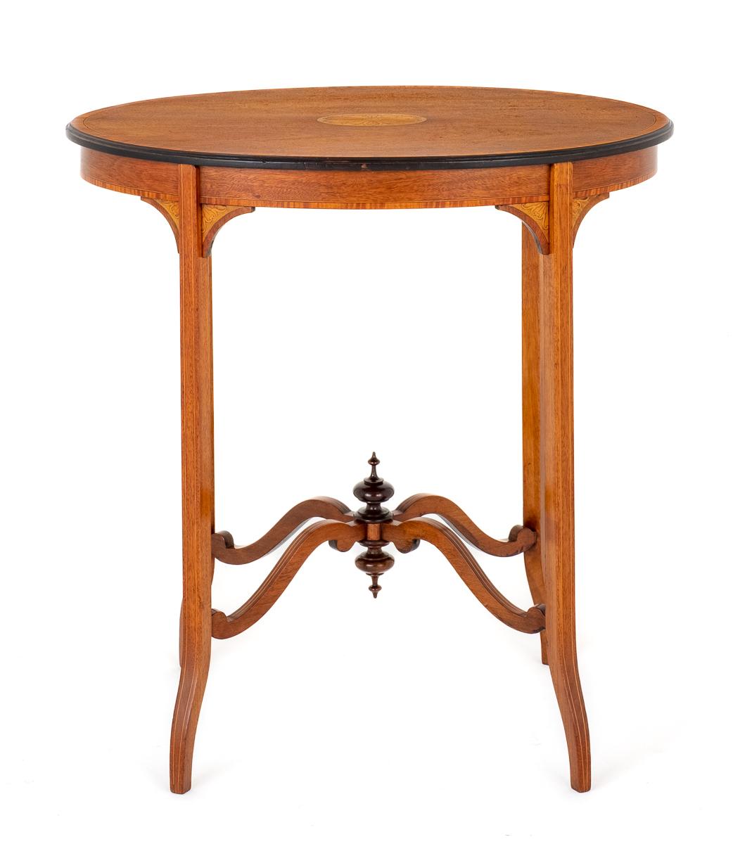 Sheraton Revival Mahogany Occasional Table