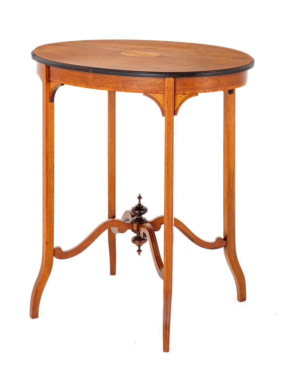 Sheraton Revival Mahogany Occasional Table