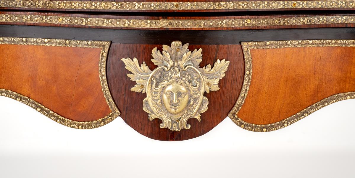 Good Quality Mahogany and Rosewood French Card Table