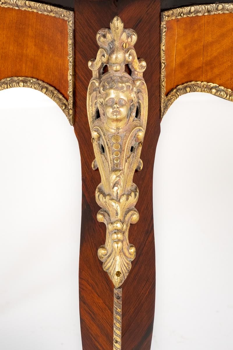 Good Quality Mahogany and Rosewood French Card Table