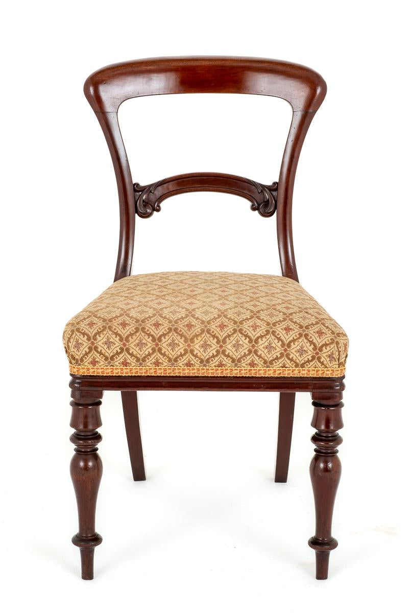 Set of 6 Mahogany Victorian Dining Chairs