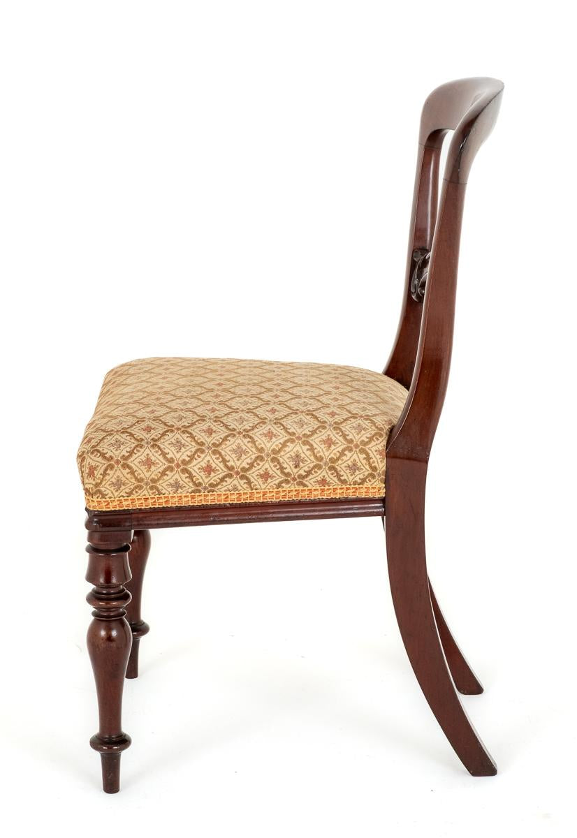 Set of 6 Mahogany Victorian Dining Chairs