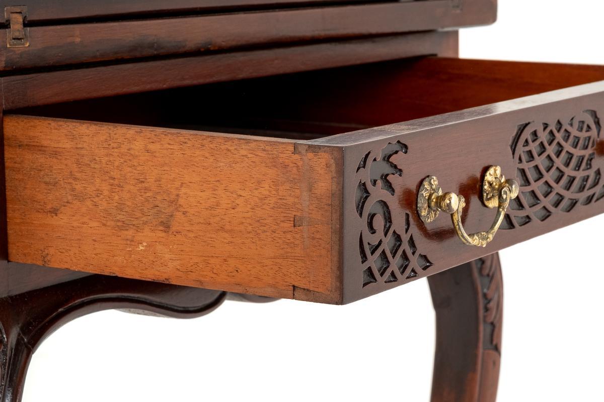 Late Victorian Mahogany Envelope Card Table