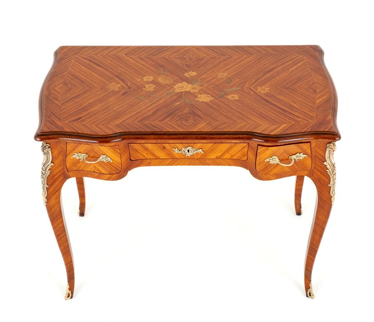 French Kingwood Bureau Plat
