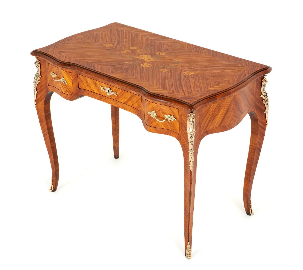 French Kingwood Bureau Plat