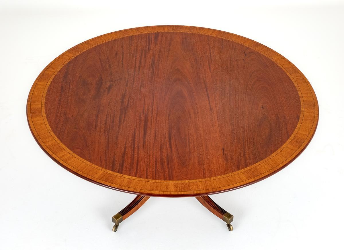 Regency Revival Mahogany Centre Table