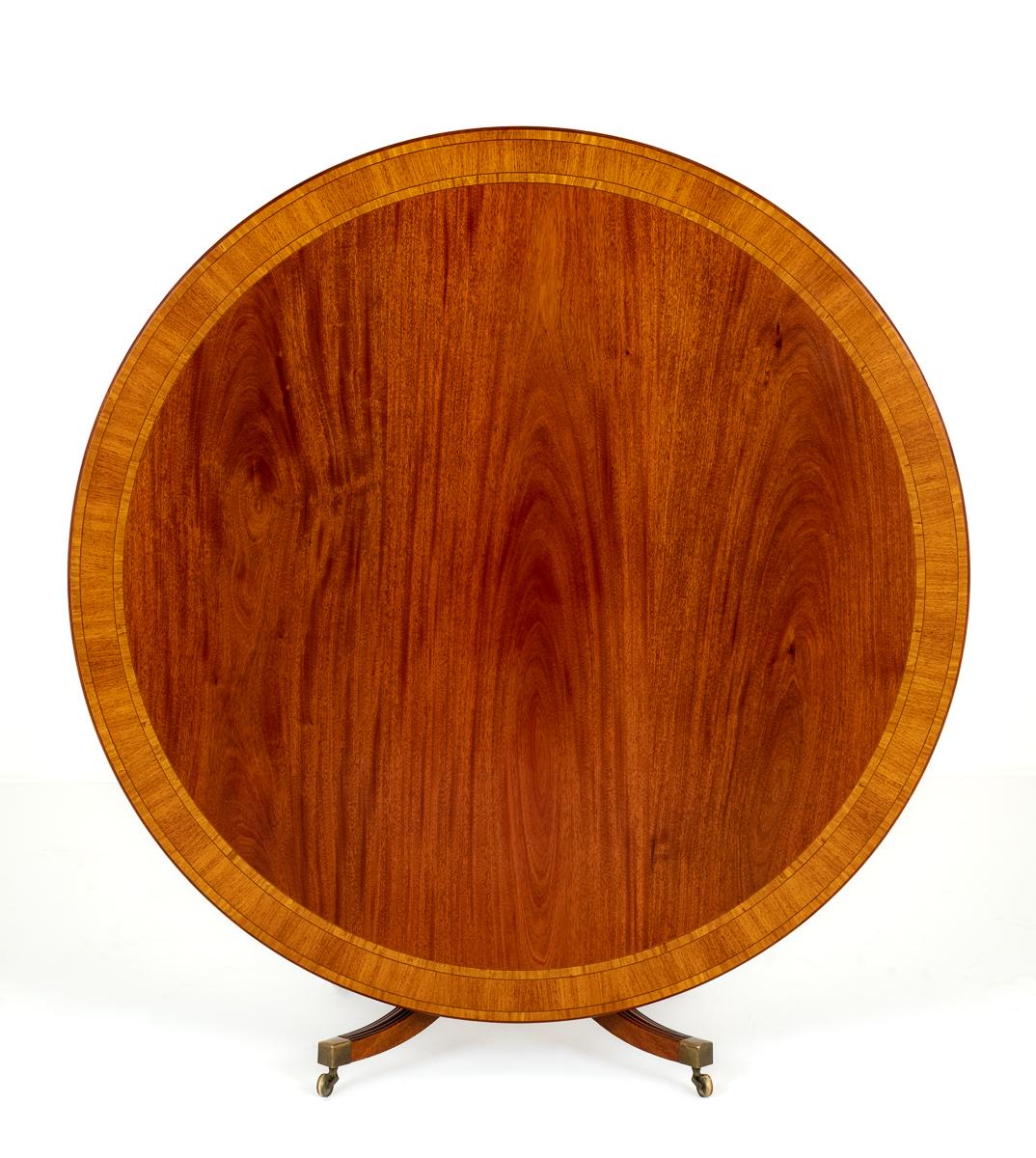 Regency Revival Mahogany Centre Table