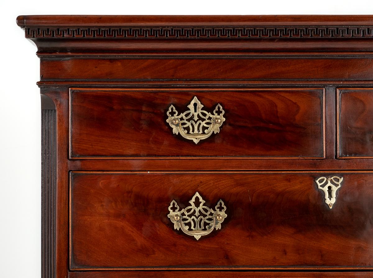 Georgian Mahogany Chest on Chest.