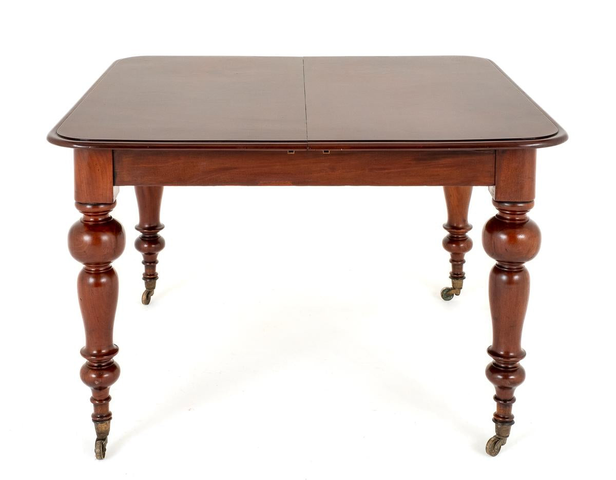 Long Victorian Mahogany Extending Dining Table